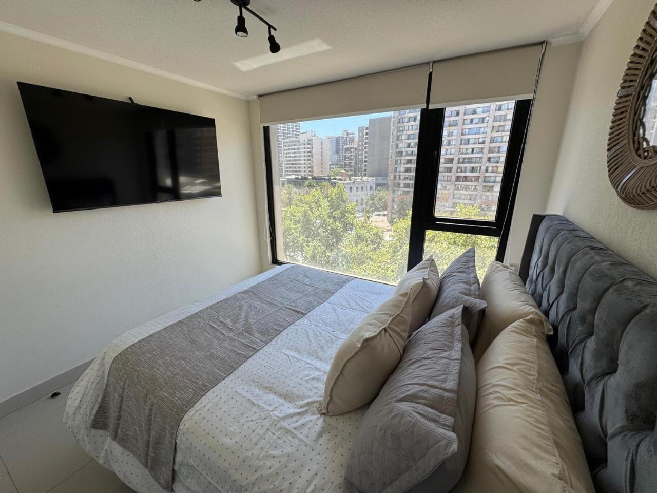 Apartamento Hom I Luminoso Y Comodo Depto 1d1b 3 Pax Stgo Santiago de Chile