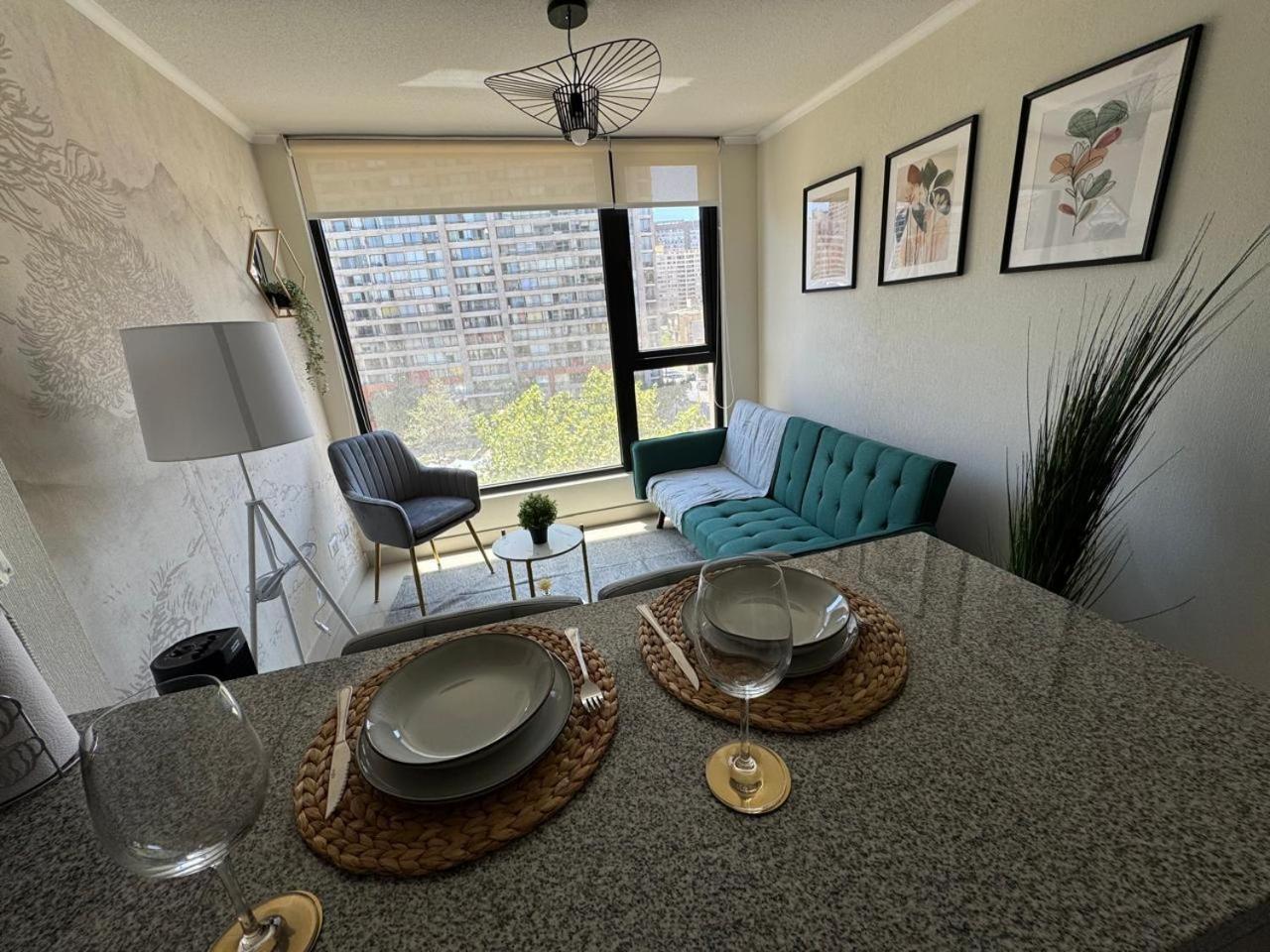 Apartamento Hom I Luminoso Y Comodo Depto 1d1b 3 Pax Stgo